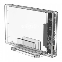 ORICO 2159C3 2.5 inch Transparent Type-C HDD Enclosure with Stand